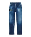 Dsquared2 Belt Loop Denim Trousers In Blue