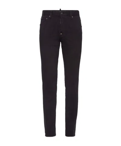 Dsquared2 Belt-loop Jeans In Black