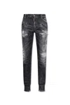 Dsquared2 Belt-loop Jeans In Black