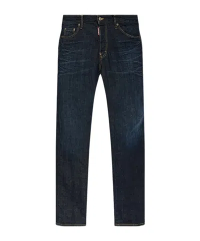 Dsquared2 Belt-loop Jeans In Black