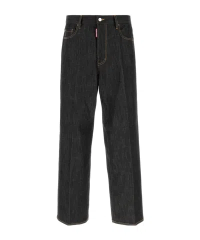 DSQUARED2 FIVE-POCKET WIDE-LEG JEANS