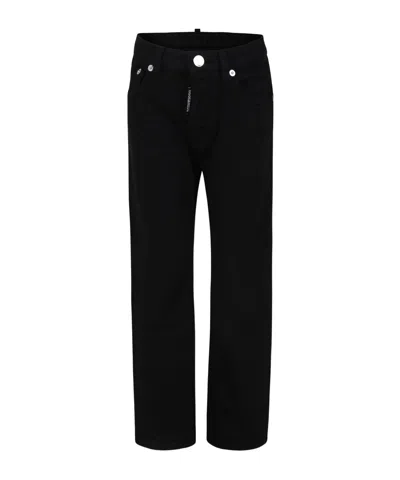 Dsquared2 Belt-loop Jeans In Black