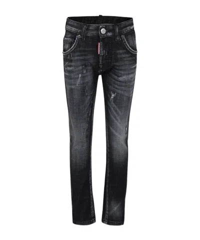 Dsquared2 Belt-loop Jeans In Black