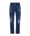 Dsquared2 Belt-loop Jeans In Blue