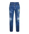 Dsquared2 Belt-loop Jeans In Blue