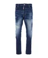 Dsquared2 Belt-loop Jeans In Blue