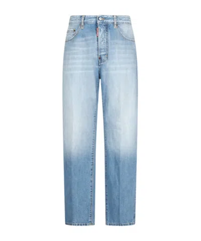 Dsquared2 Mid-rise Flared Jeans In Blue