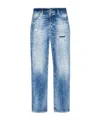 Dsquared2 Belt-loop Jeans In Blue