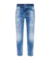 Dsquared2 Belt-loop Jeans In Blue