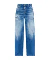 Dsquared2 Belt-loop Jeans In Blue