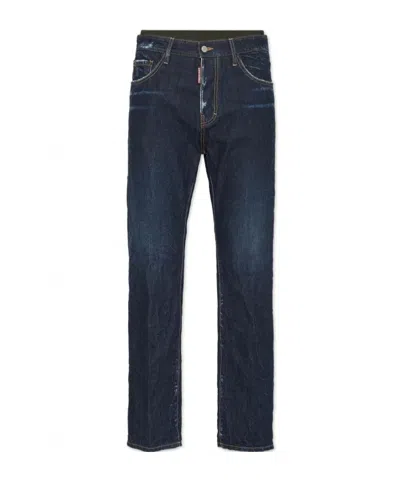 DSQUARED2 BUTTON ZIP JEANS