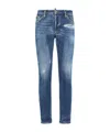 Dsquared2 Belt Loop Jeans In Blue