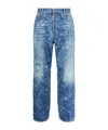 Dsquared2 Belt Loop Jeans In Blue