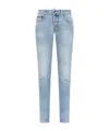 Dsquared2 Belt Loop Jeans In Blue