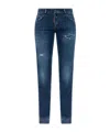 Dsquared2 Belt Loop Jeans In Blue