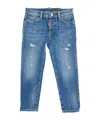 Dsquared2 Belt Loop Jeans In Blue