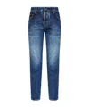 Dsquared2 Belt Loop Jeans In Blue