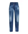 Dsquared2 Belt Loop Jeans In Blue