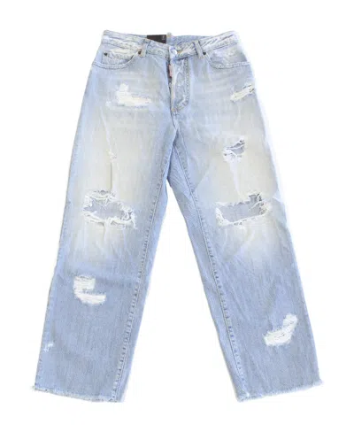 Dsquared2 Belt-loop Jeans In Blue
