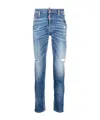 Dsquared2 Designer 5-pocket Navy Blue Jeans For Men In Blue