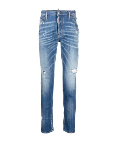 DSQUARED2 BELT-LOOP JEANS