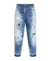 Dsquared2 Rammendo Medium Heritage Wash Jeans In Blue