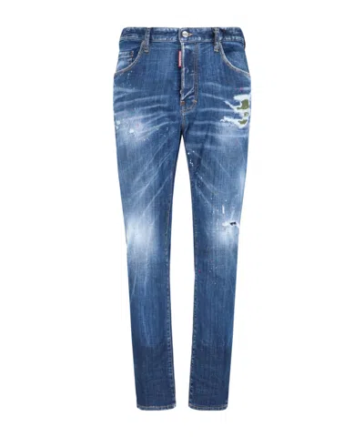 DSQUARED2 DSQUARED2 BROKEN KNEE WASH 642 DISTRESSED JEANS