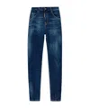 Dsquared2 Belt-loop Jeans In Blue