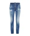 Dsquared2 Belt-loop Jeans In Blue
