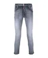 Dsquared2 Low-rise Cropped Jeans In Gray