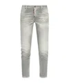 Dsquared2 Belt-loop Jeans In Gray