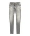 Dsquared2 Cool Guy Cotton Denim Jeans In Gray
