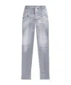 Dsquared2 Belt-loop Jeans In Gray
