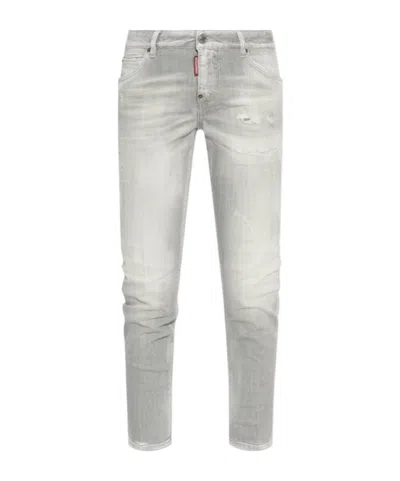 DSQUARED2 DSQUARED2 JENNIFER MID-RISE DISTRESSED JEANS
