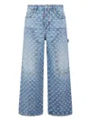 Dsquared2 Belt-loop Multiple-pocket Jeans In Blue