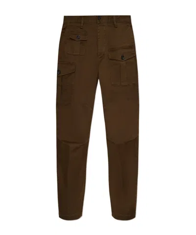 DSQUARED2 DSQUARED2 STRAIGHT-LEG SLIM-CUT CARGO TROUSERS