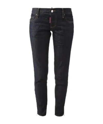 Dsquared2 Belt Loops Jeans In Blue