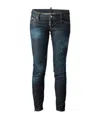 Dsquared2 Belt Loops Jeans In Blue