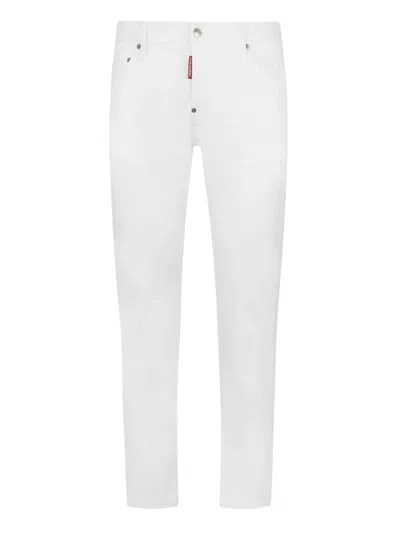 Dsquared2 Belt-loops Jeans In White