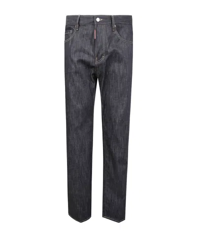 Dsquared2 Belt Loops Slacks In Black
