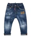 Dsquared2 Belt-strap Jeans In Blue