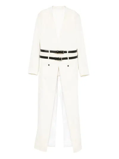 DSQUARED2 BELTED BUTTONED COAT