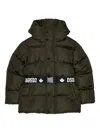 Dsquared2 Belted Padded Jacket In Black
