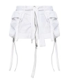 Dsquared2 Multipocket Cargo Shorts In White