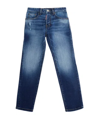 Dsquared2 Belt-loop Jeans In Blue