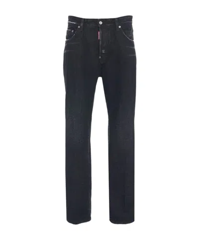 Dsquared2 Belt-loop Jeans In Multi