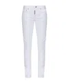 Dsquared2 Belt-loop Jeans In White