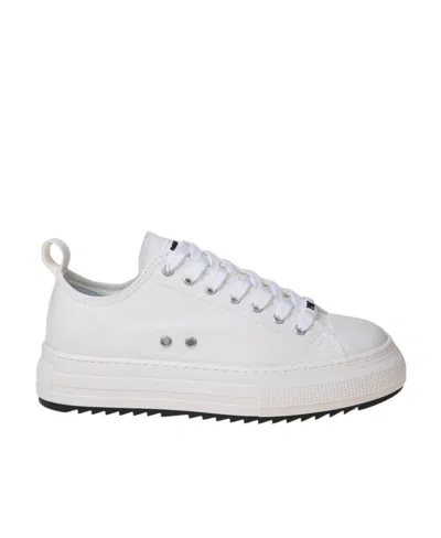 DSQUARED2 DSQUARED2 ROUND TOE PLATFORM SNEAKERS