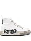 Dsquared2 Berlin Distressed Sneakers In White
