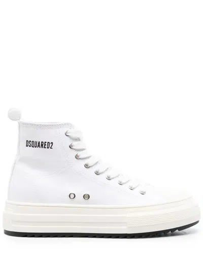 DSQUARED2 BERLIN PLATFORM-SOLE HIGH-TOP SNEAKERS